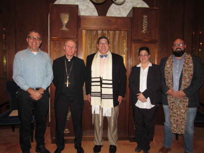 About 200 Gather To Pray for Israel During Interfaith Service at Temple Shalom in Wheeling